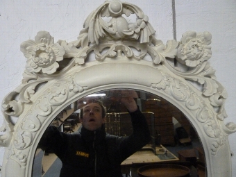 Antique Tall Mirror