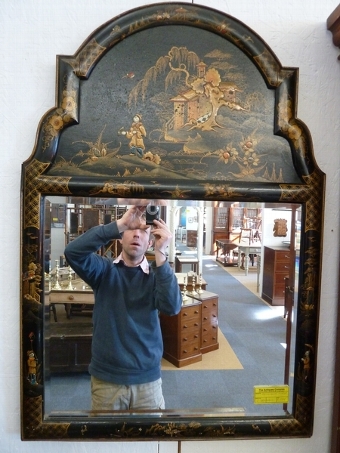 Antique Chinoiserie Mirror