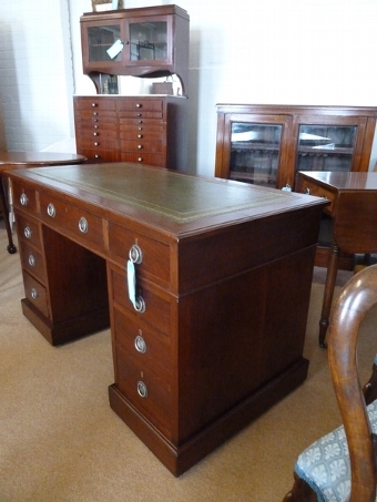 Antique Pedestal Desk