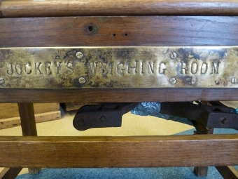 Antique Jockey Scales