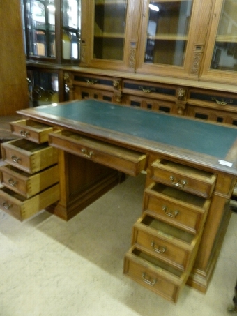 Antique Pedestal Desk