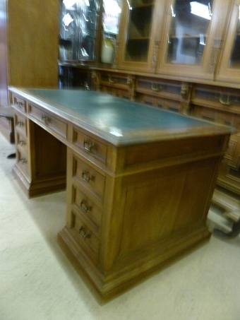 Antique Pedestal Desk