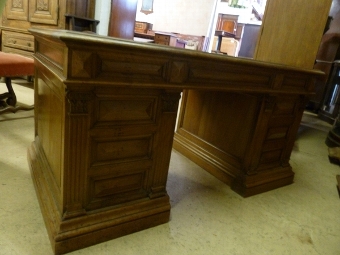 Antique Pedestal Desk