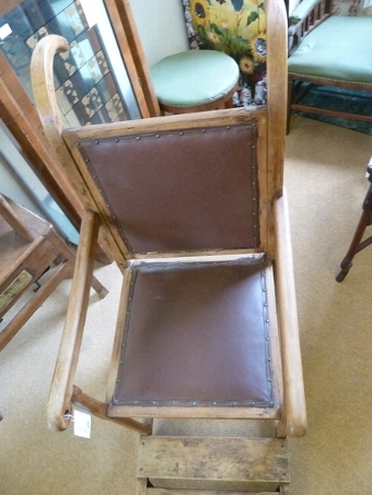 Antique Edwardian Wheelchair