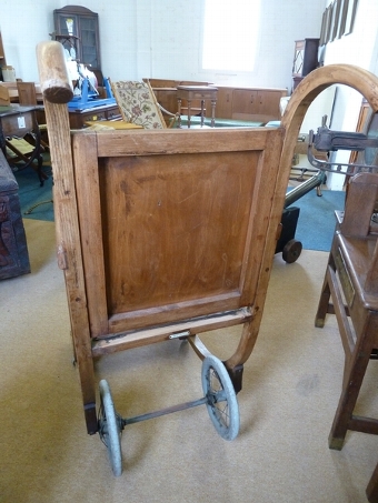 Antique Edwardian Wheelchair