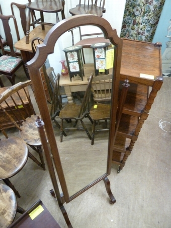 Antique Cheval Mirror