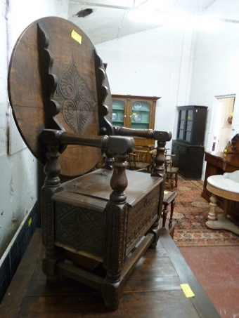 Antique Monks Chair