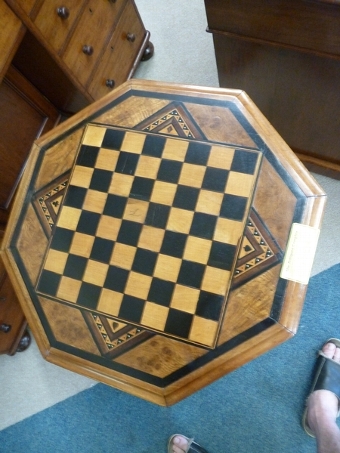 Antique Chess Table