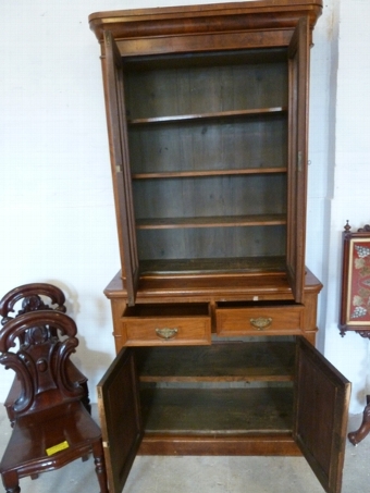 Antique Victorian Bookcase.