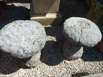 Antique Pair of Staddle Stones