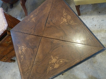 Antique Card Table 