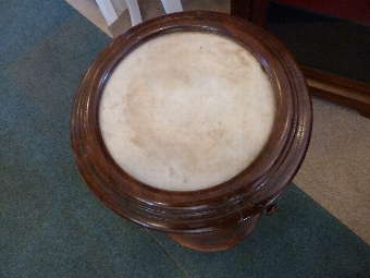 Antique Cylinder Bedside