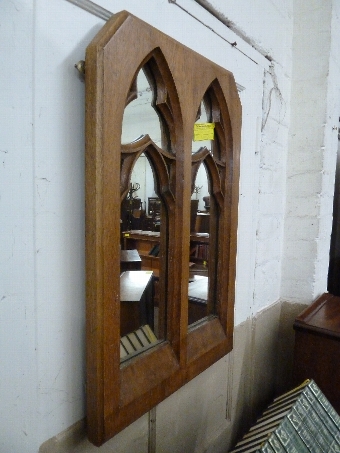 Antique Gothic Mirror