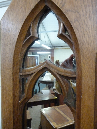 Antique Gothic Mirror