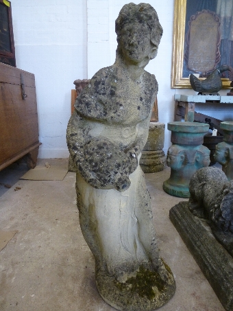 Antique Stone Lady