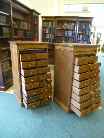 Antique Pair of Filing Cabinets