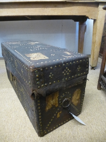 Antique Leather Trunk