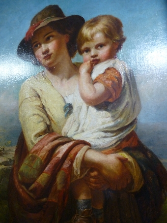 Antique Mother & Child