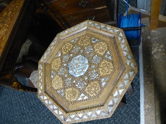 Antique Inlaid Table
