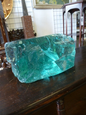 Antique Green Glass