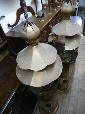 Antique Brass Lanterns