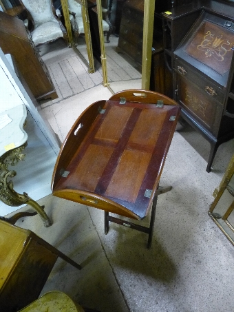 Antique Tray on Stand