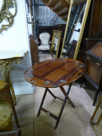 Antique Tray on Stand