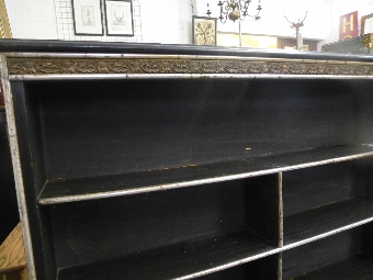Antique Ebonised Bookcase