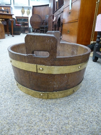 Antique Oak Barrel