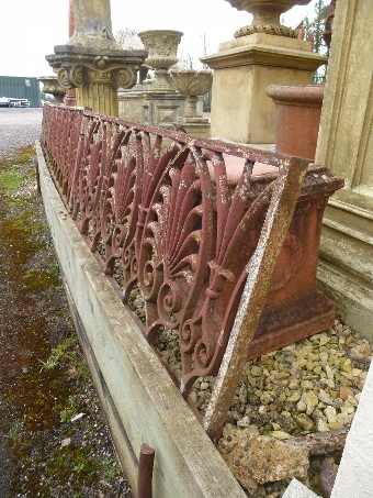 Antique Iron Railing 