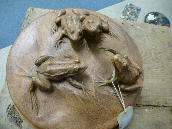 Antique Group of Frogs