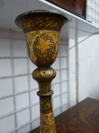 Antique Kashmir Candlesticks
