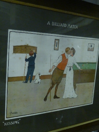 Antique Snooker Pictures