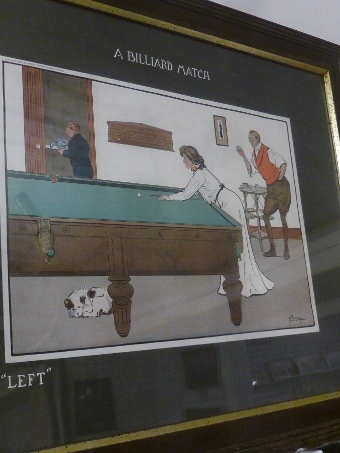 Antique Snooker Pictures