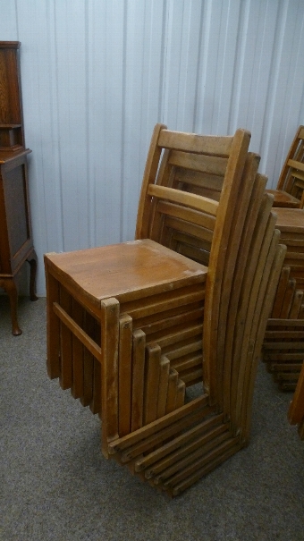 Antique Stacking Chairs