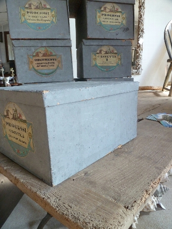 Antique Filing Boxes
