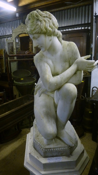 Antique Marble Lady 