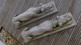 Antique Pair of Whippets