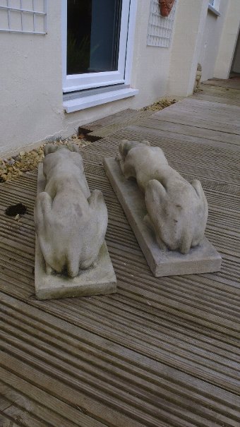 Antique Pair of Whippets