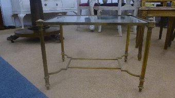 Antique Brass Table