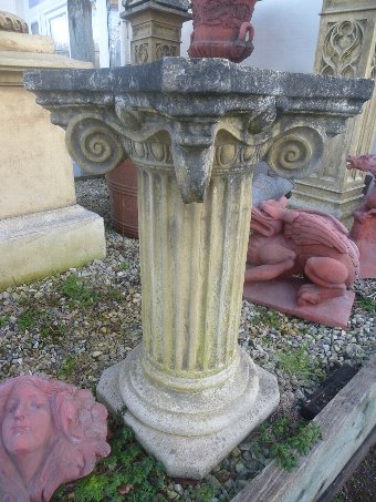 Antique Garden Pedestal