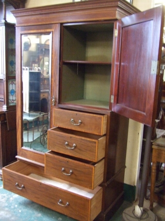 Antique Edwardian Wardrobe