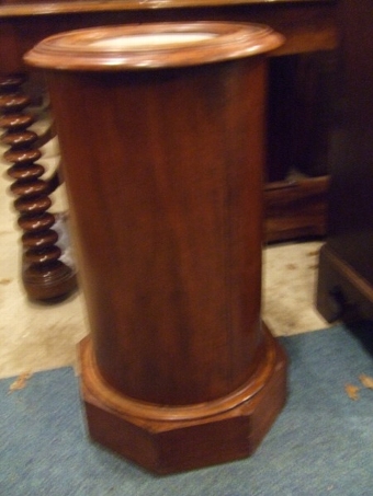 Antique Cylinder Bedside