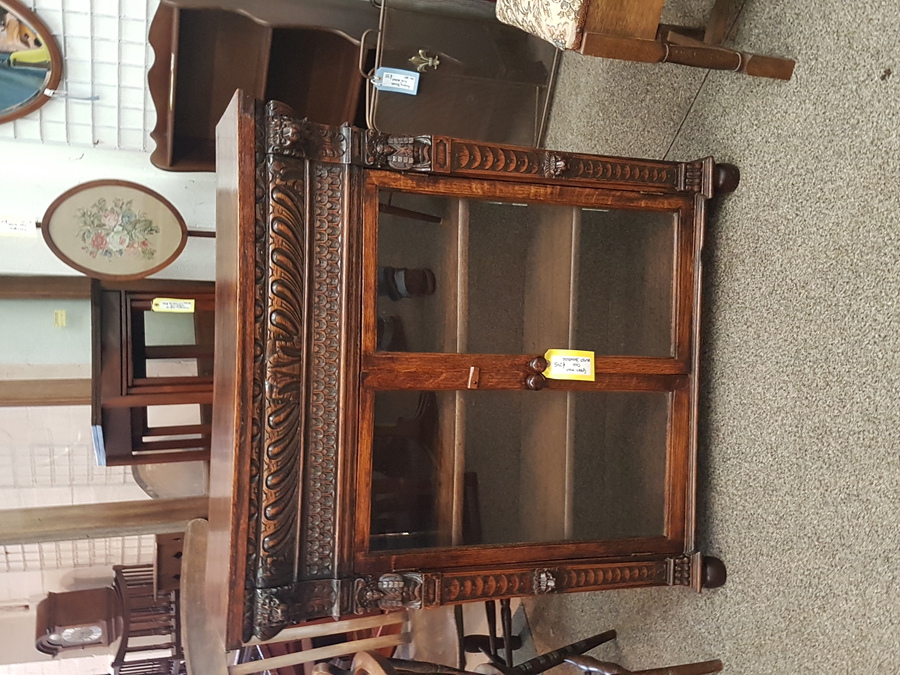 Antique Antique Oak Bookcase 