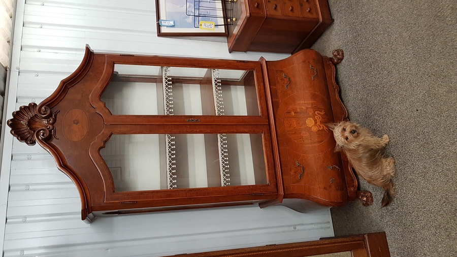 Antique Dutch Style Display Cabinet 
