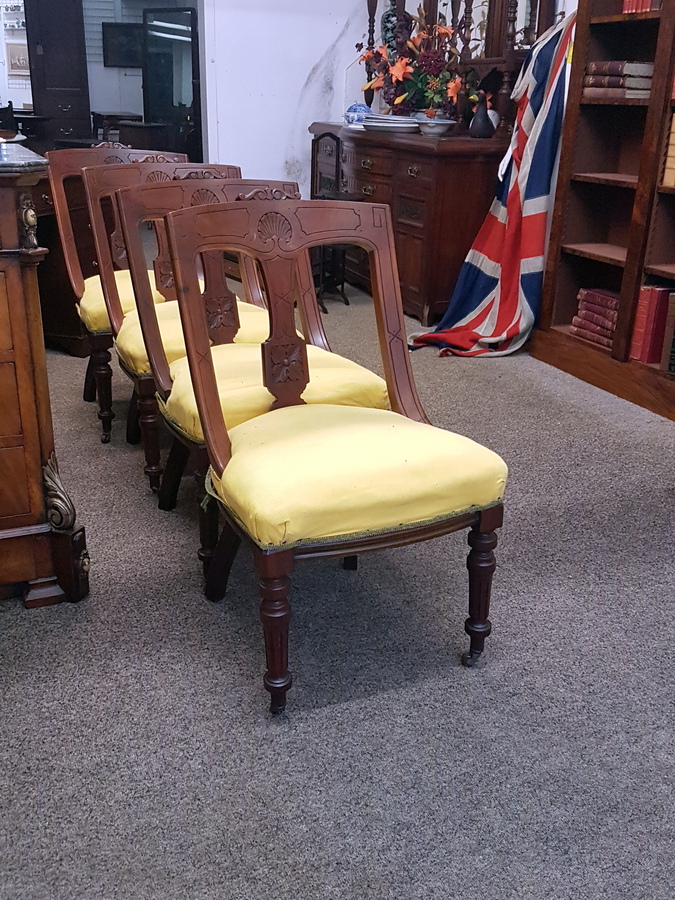 Antique 4 Dining Chairs