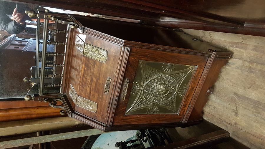 Antique Arts & Crafts Fireplace Box