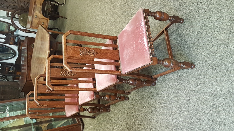 Antique 4 Dining Chairs 