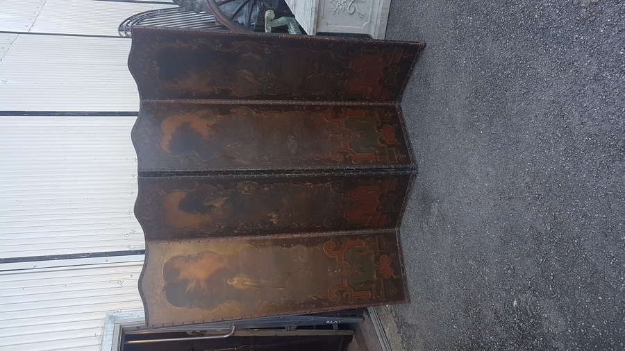 Antique Large 1920's Dressing Screen 