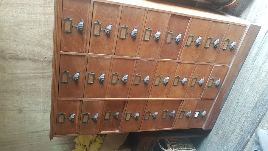 Antique Filing Cabinet 